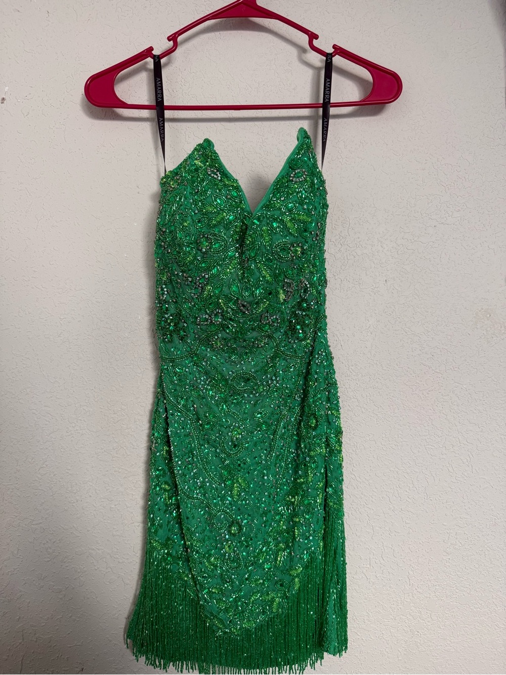 Amarra Fringe Cocktail Dress